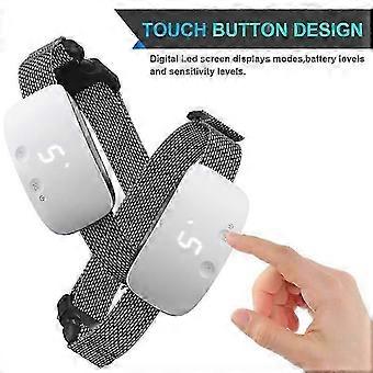1 Stück Weiß USB Wiederaufladbare Touch Bark Stop Hundetrainer Anti-Bellen Haustierzubehör Hohe Empfindlichkeit