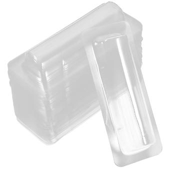 50Pcs Clear Lip Balm Money Holders Transparent Lip Balm Money Pouches Lip Balm Containers