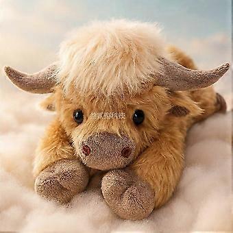 Hand-made Highland Cow Plush Toy Christmas Gift