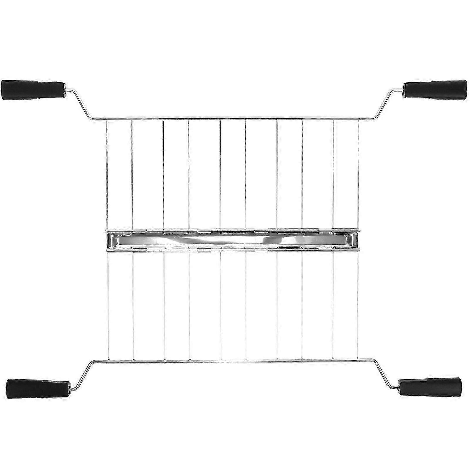 Stainless Steel Toaster Warming Rack for Bread, Toast, Sandwiches, Anti-Scald, Compatible with Most Toaster Ovens and Breakfast Makers
