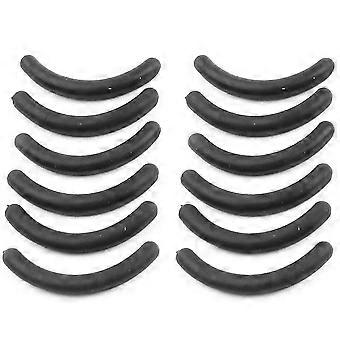 12 Pcs Black Rubber Eyelash Curler Replacement Pads