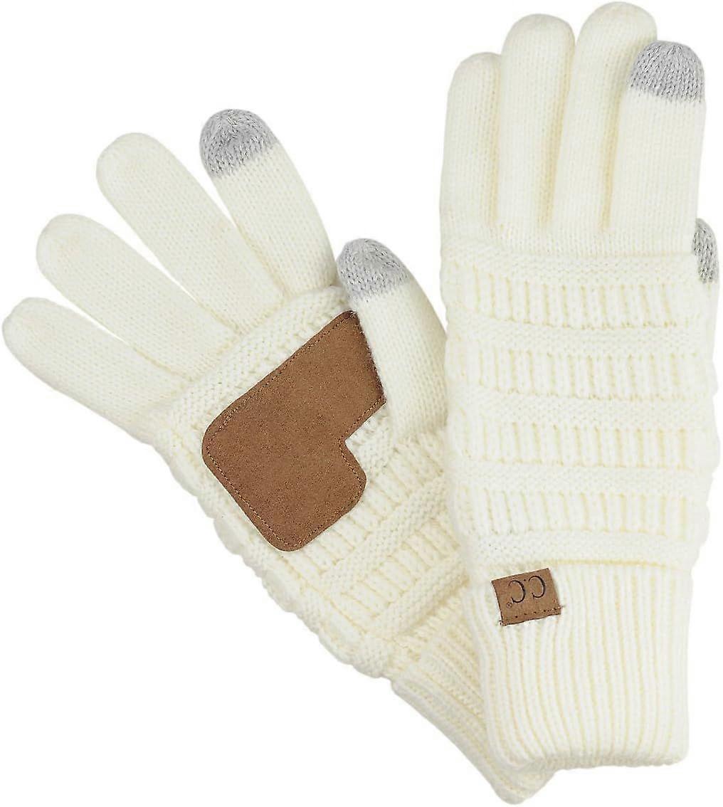 Cable Knit Winter Warme Antislip Touchscreen Texting Handschoenen