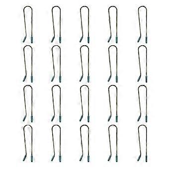 20 stuks hete rollerclips, hete krultang, U-vormige clipvervangingsset, verwarmde rollerbevestigingspinnen, geschikt voor alle rollers en krultangen