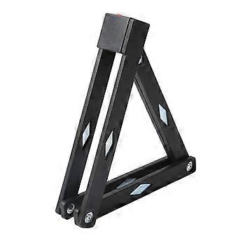 Folding Bike Chain Lock with Key , Bicycle Lock with Solid Links for Bike Scooter and Electric Scooter