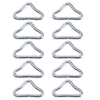 10 st/förpackning Trampolinmatta Triangelringar Spänne Universal Passform Ring V-ringar