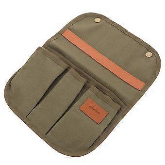 Tragbare Sesseltasche Aufbewahrungstasche für Campingstuhl Armlehnen Olivgrün