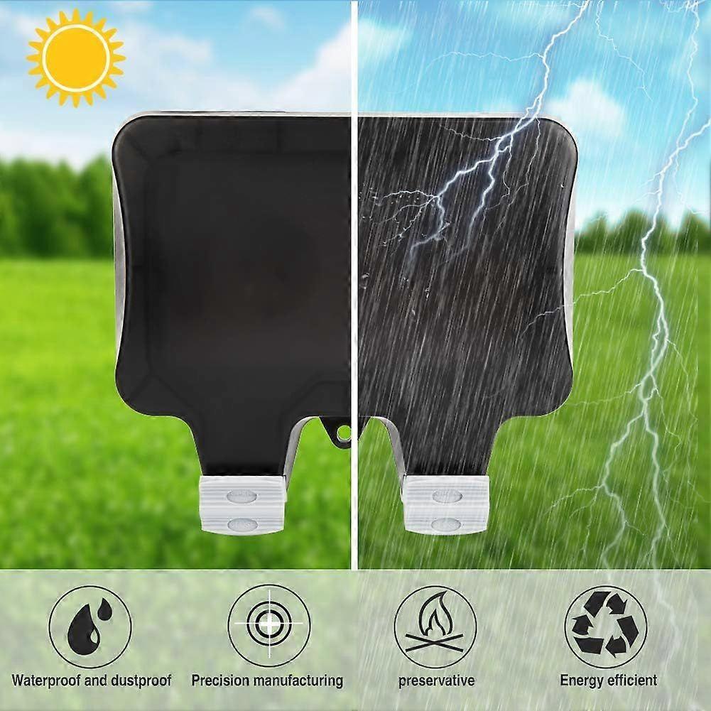 Weatherproof Wall Socket Double Outdoor Socket Ip66 Weatherproof, Surface Mounted