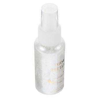 Silver Glitter Body Spray for Party Use Sparkling Glitter Spray for Face