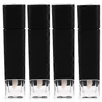 Plastic Lip Gloss Tubes for Storage 4Pcs Refillable Lipgloss Bottles