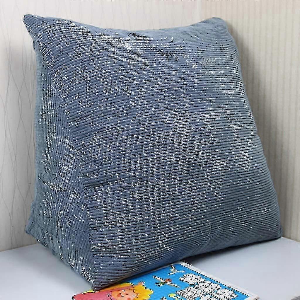 Bedside Back Cushions Large Reading Pillow Triangle Pillow