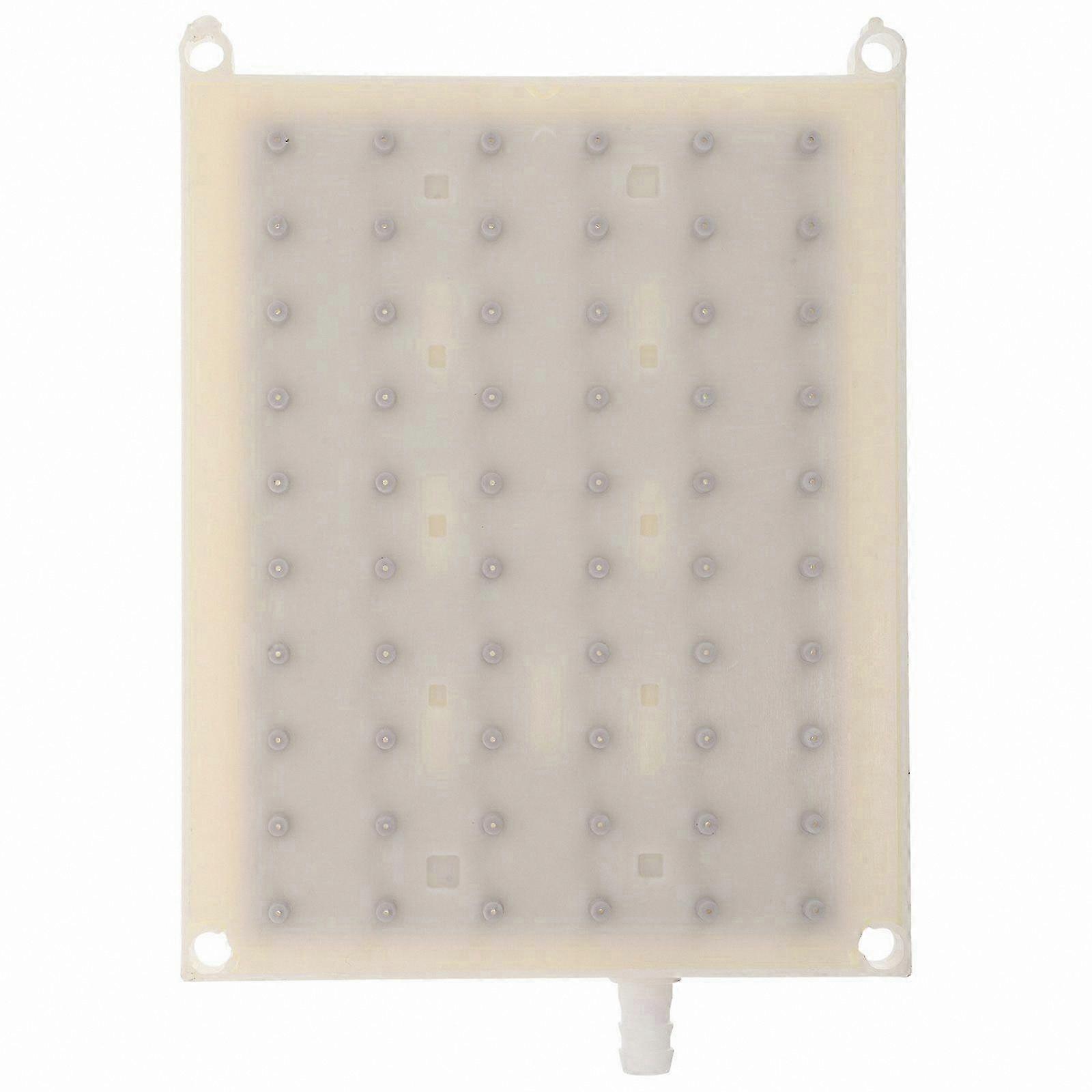 Rainfall Shower Head Replacement Spray Screen, 6x10 Hole Rectangular Insert Type Top Nozzle Plate for Waterfall Effect, Bathroom Accessory