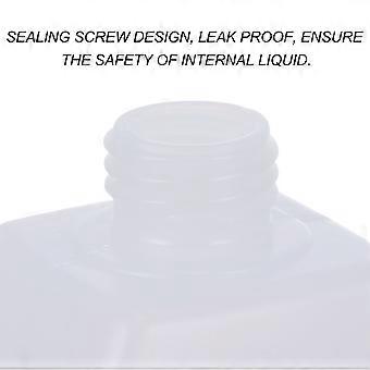 8 Pcs Empty Push Down Bottles For Nail Polish Remover Travel And Daily Use With Compact Plastic Design