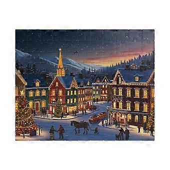 Christmas Village Christmas Puzzle, Stocking Stuffer and Holiday Gift FBL-063