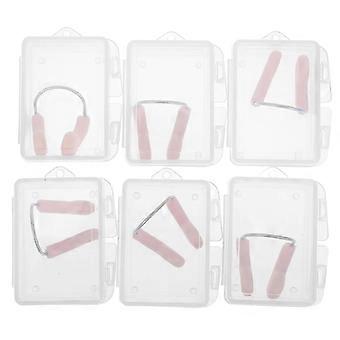 6 PCS Duarable Underwater Nose Clip Swimming Pool Nose Clip Ear Nose Protector Silicone Portable Nose Clip