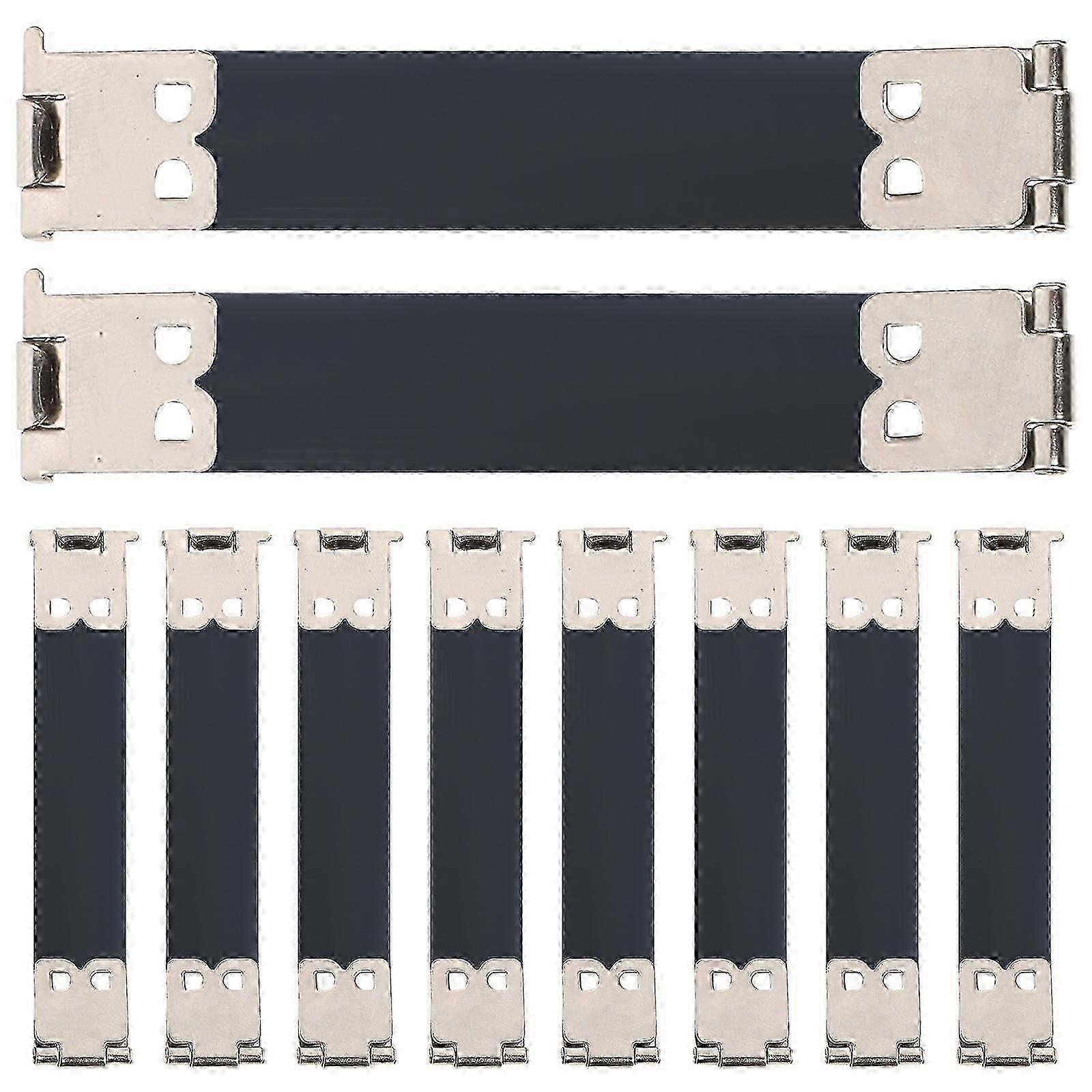 Craft Handbag Hinges Spring Clip Metal Internal Flex Frame 20Pcs