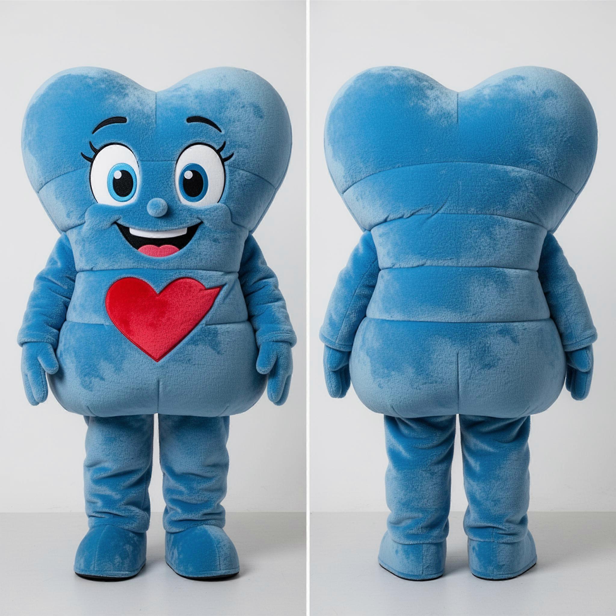 MASTICOT Blue Love Letter Mascot