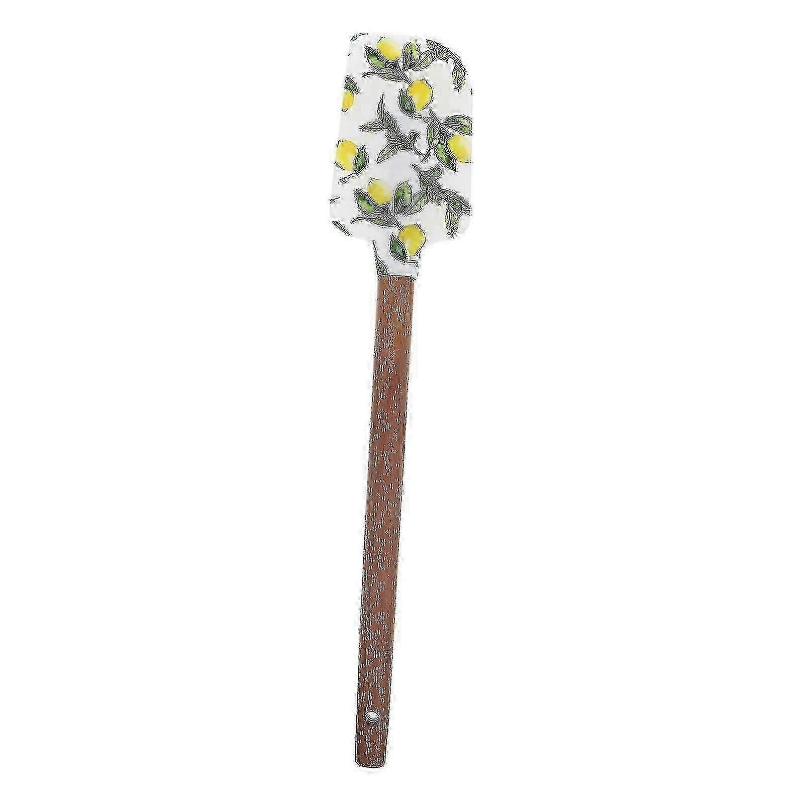 Silicone Cake Scraper Practical Lemon Pattern Cake Cream Spreader Baking Spreader Kitchen Scraper 26-27