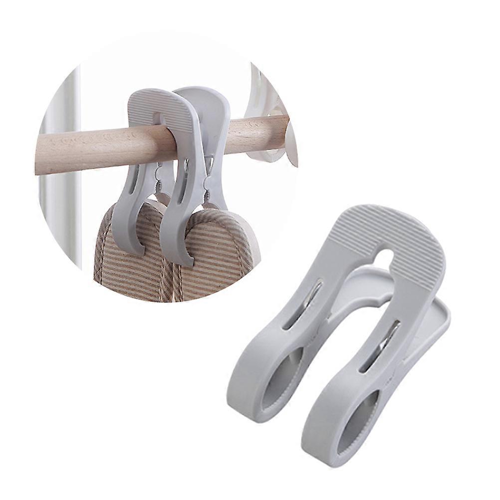Plastic Clothespins Windproof Large Clip for Clothes Grey