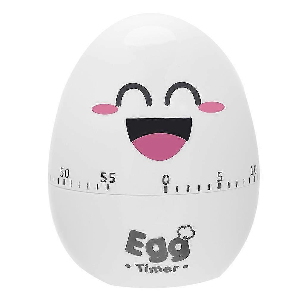 55-Minute Mechanical Timer, Cartoon Egg Design for Kitchen Use