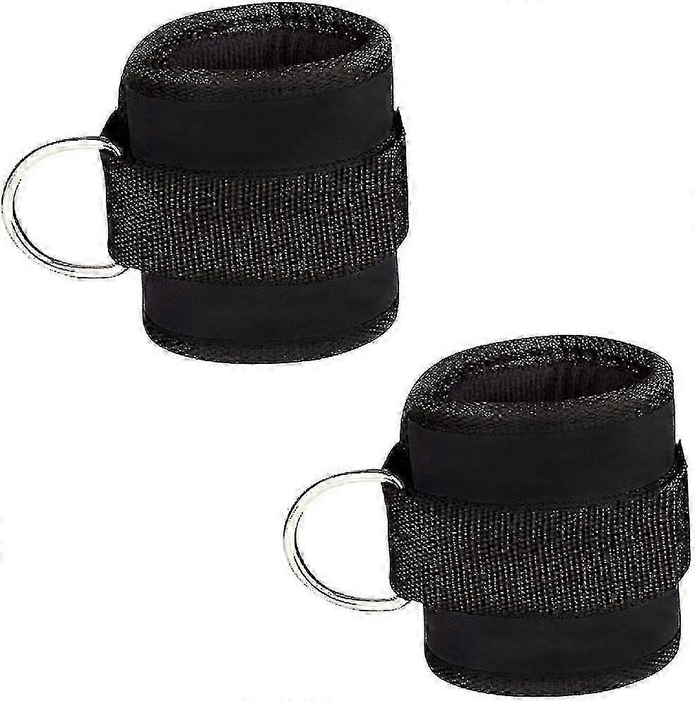 ComCompatible withtable Adjustable Padded Ankle Wrist Cuffs Neoprene Padded Straps D-ring