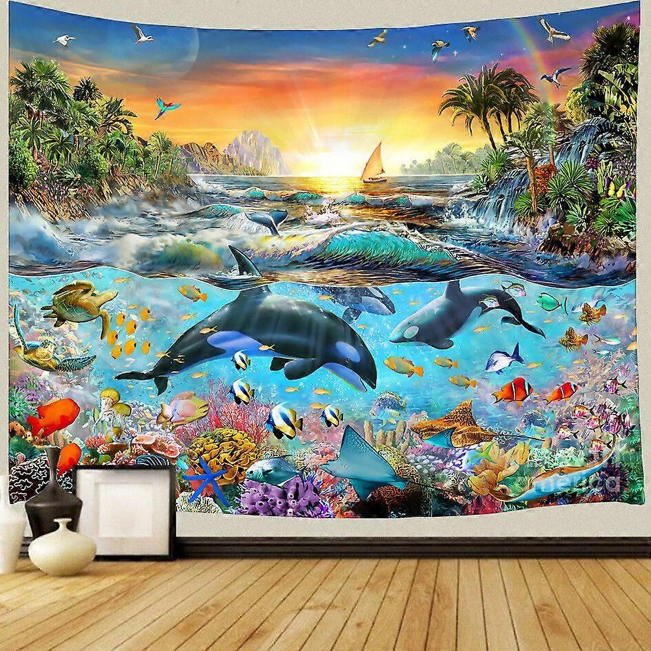 Dolphin Decorate Flag HY2606
