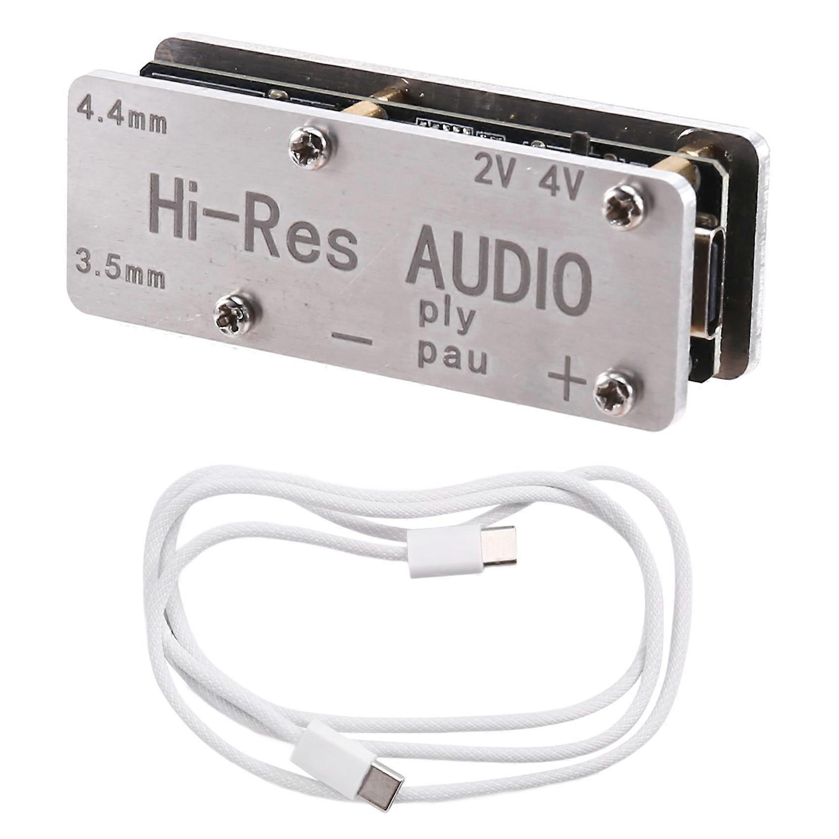 Dual CS43198 Decoding Earamp Full Balance True 4.4mm + 3.5mmPCM768KDSD256 Hard Solution Small Tail(Type-C)