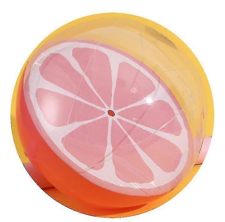 2pcs Gonflable Orange Design Beach Ball