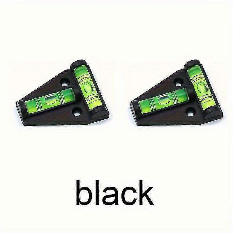 Triangular RV Bubble Level Dual Vials Magnetic Base 2 Axis Leveling Tool