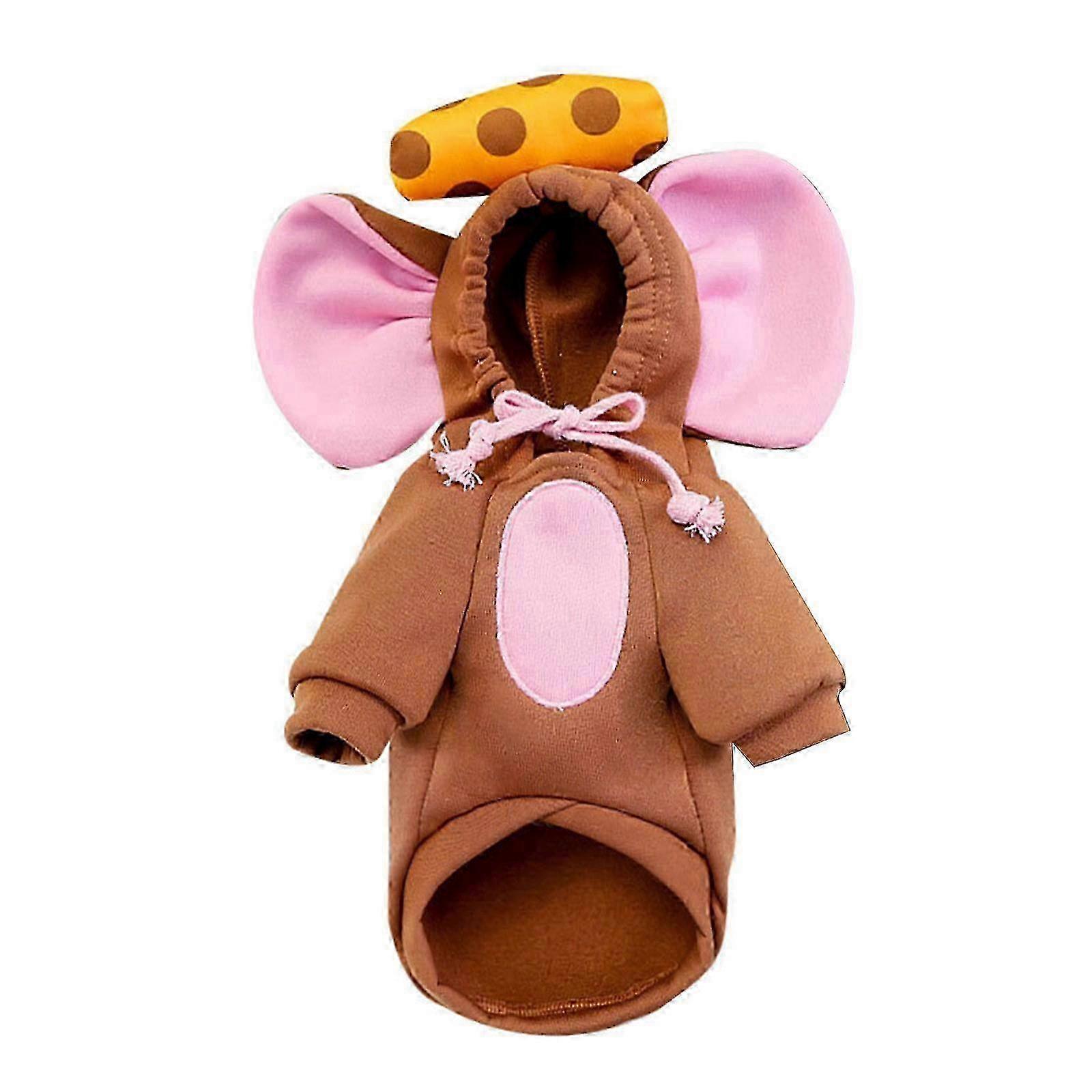 Brown Gray Mouse Pullover For Pets