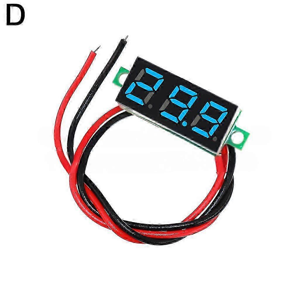 2.5–40V Compact LED Digital Voltmeter