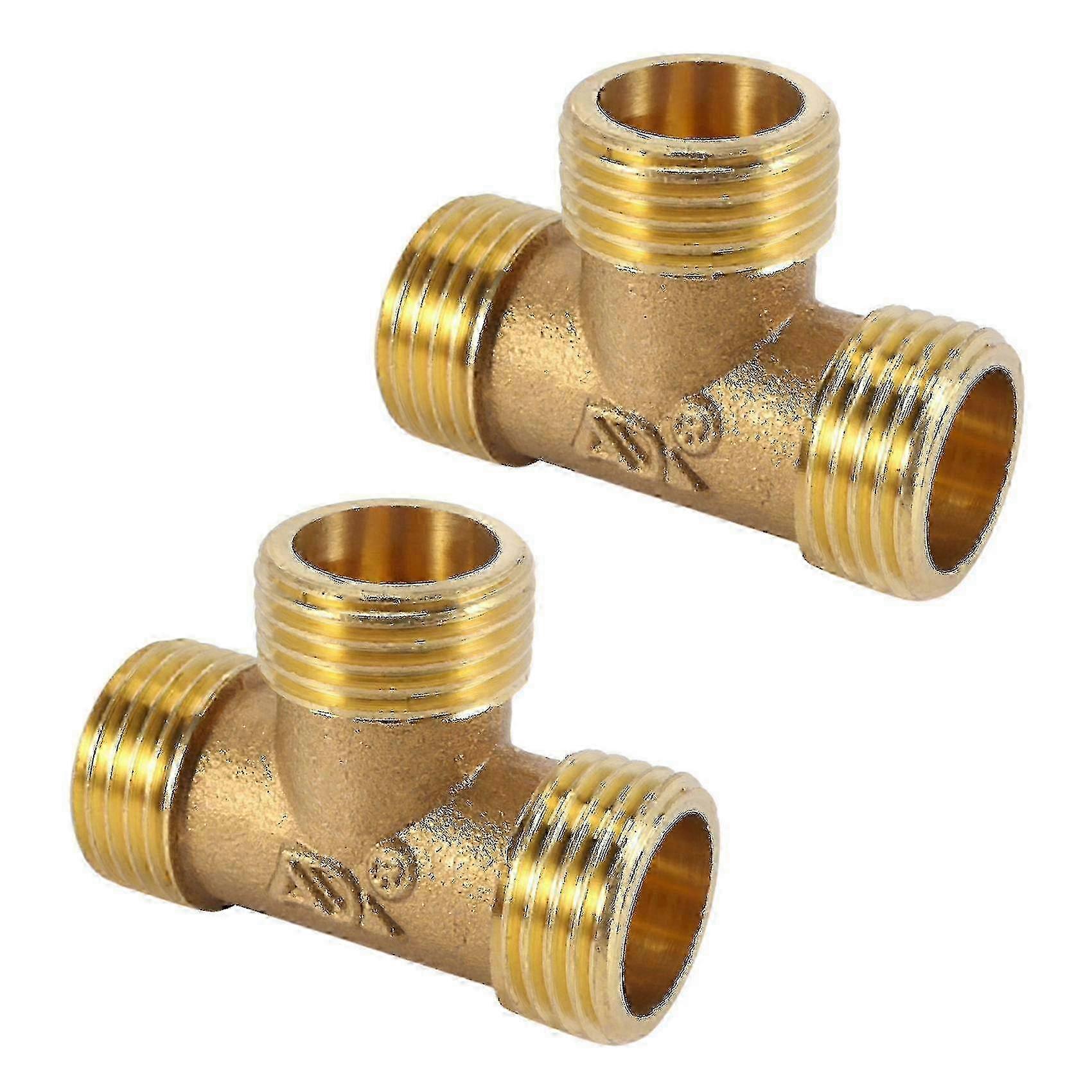 Brass 1/2 Inch Male Tee Fitting