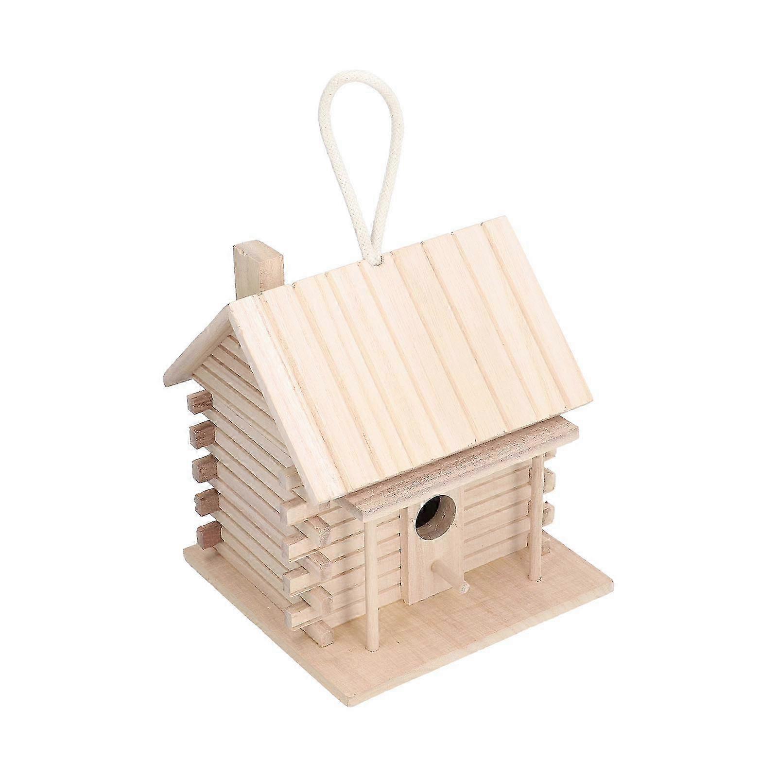 Compact Paulownia Hanging Log House