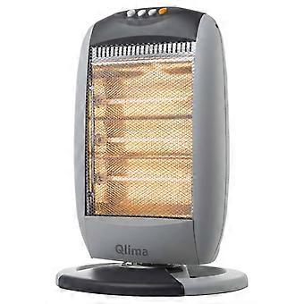 Qlima Infraroodkachel draagbaar 1200 W grijs EIH1200