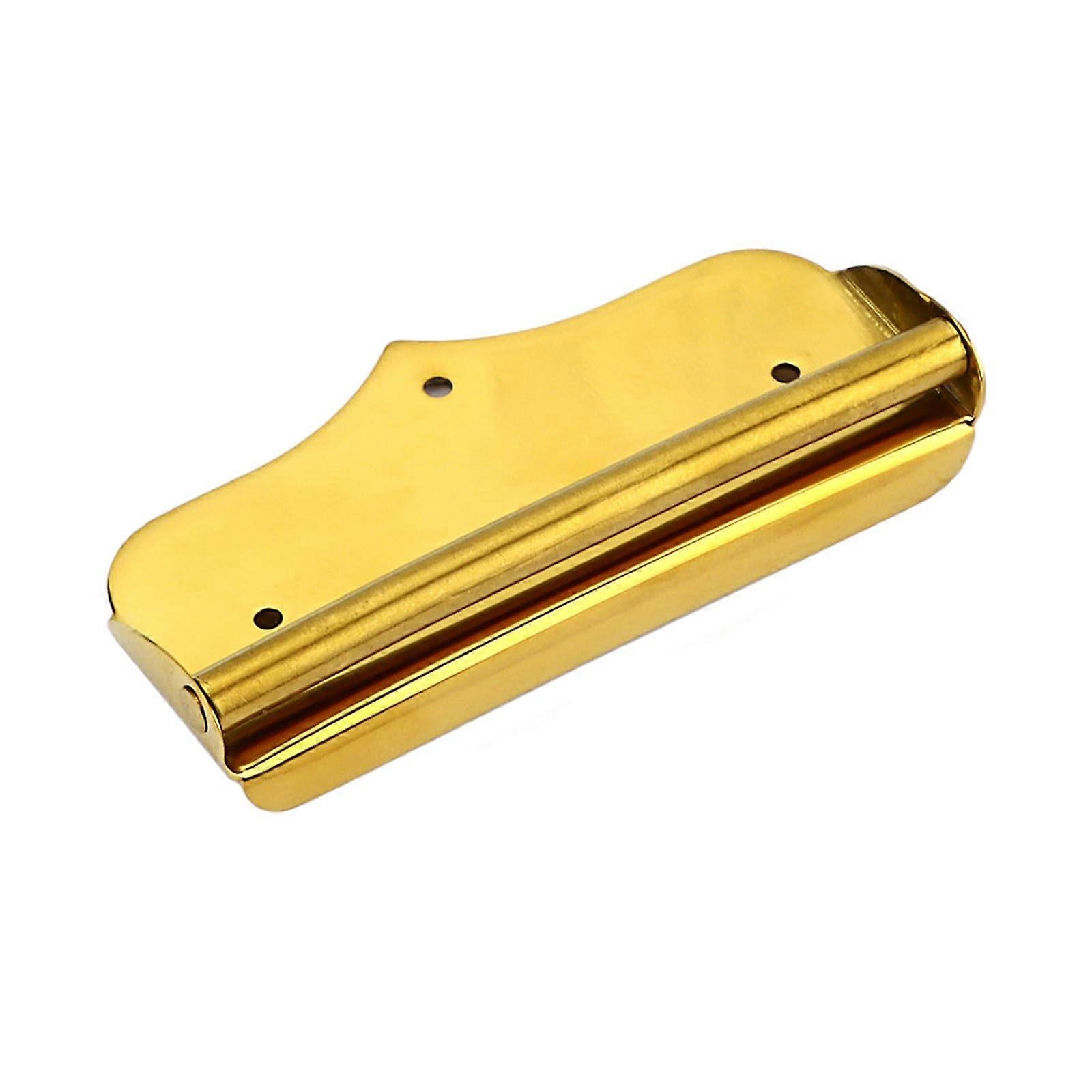 Durable Metal 3 String Box Guitar Tailpiece Replacement for Cigar Box Guitar, Secure String Anchoring