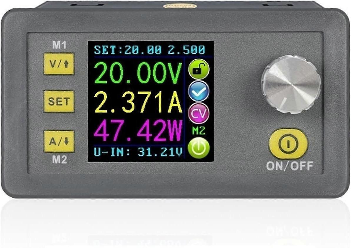 Constant Voltage Current Step-down Programmable Power Supply Module Buck Converter Color LCD Voltmeter