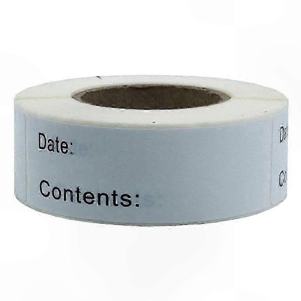 Moisture Resistant Freezer Labels 125 Sheets