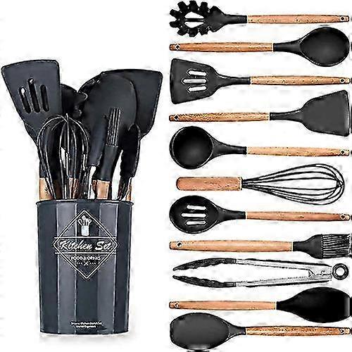 12Pcs Non Stick Silicone Kitchen Tools