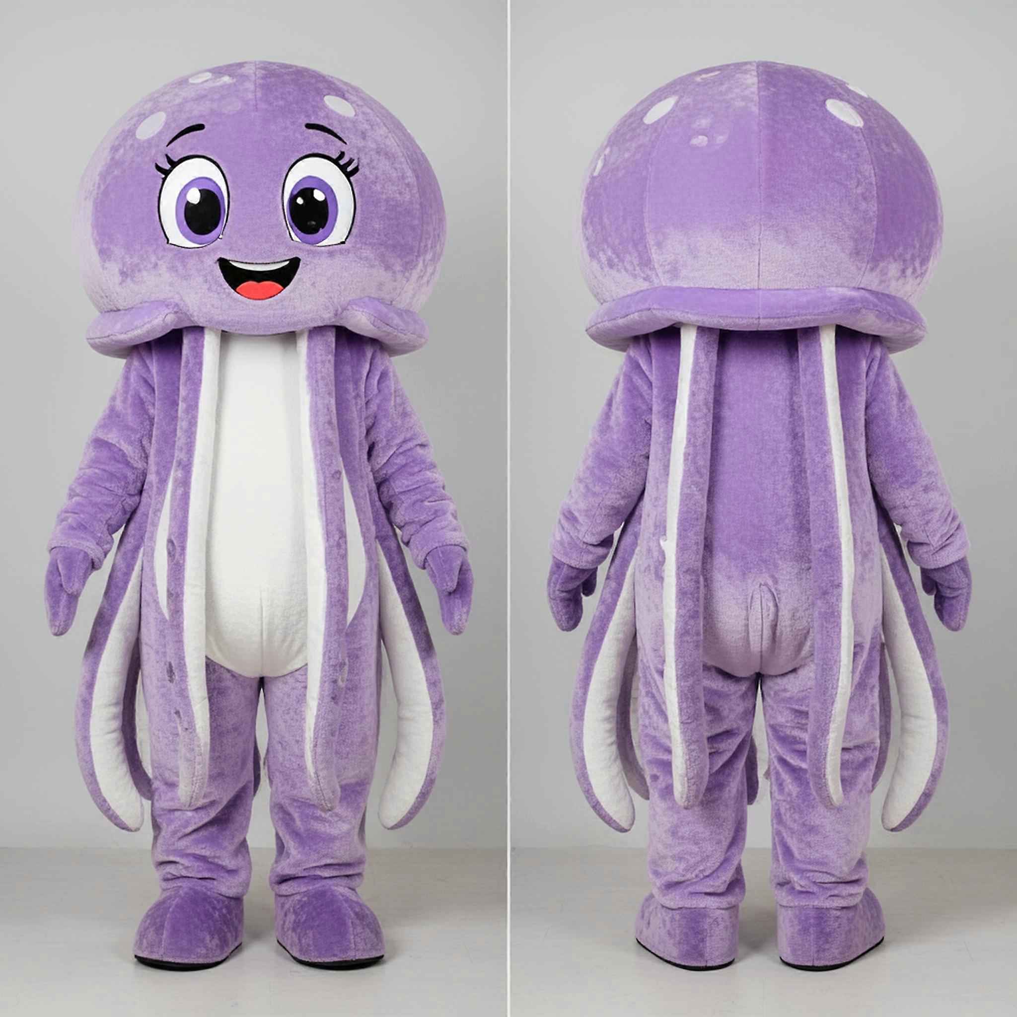 MASTICOT Lavender Translucent Jellyfish Mascot