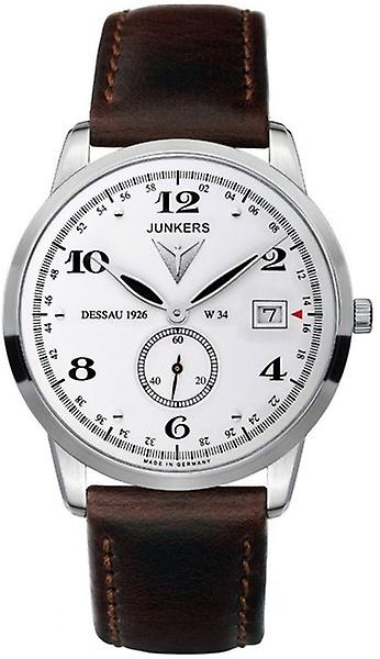 Dessau 1926 Flatline Watch for Unisex Analog Quartz with Cowskin Bracelet 6334-1
