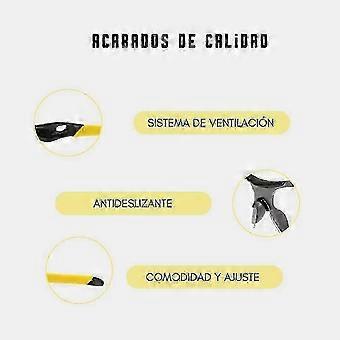 Padel Safety Glasses with AntiScratch Transparent Lens and Wide Vision Sports Protective Eyewear_DJ