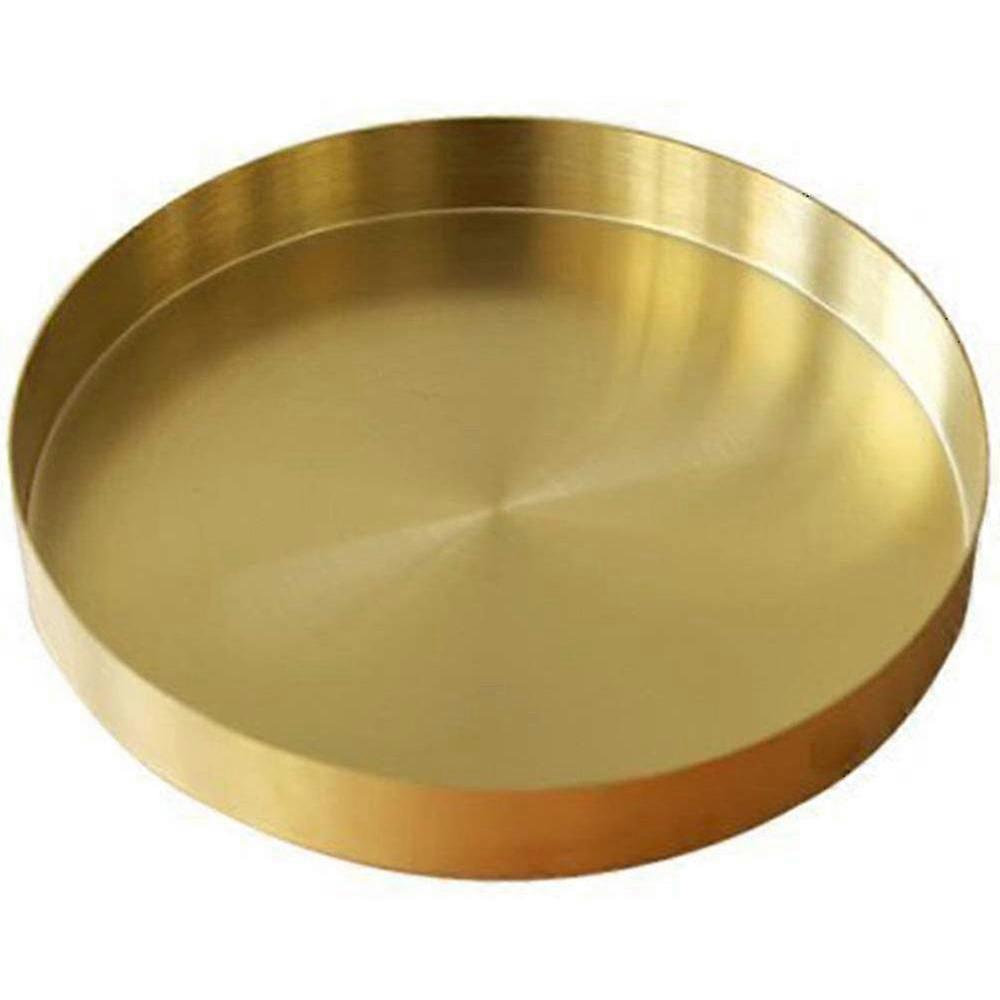Plain Round Stainless Steel Tray