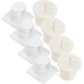 8 pezzi di tappi di ricambio per viti di fissaggio a scorrimento, adatti a bambini di entrambi i sessi, per attrezzature da gioco in plastica. Accessori per coprire le viti.