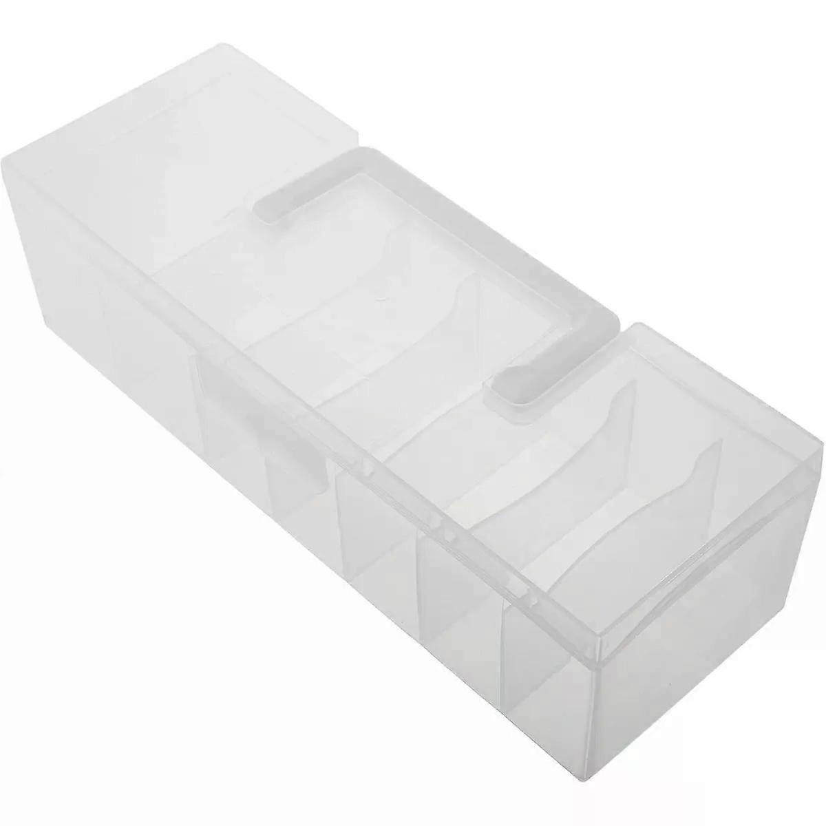 Seed Packet Holder Plastic Storage Box with Multiple Compartments