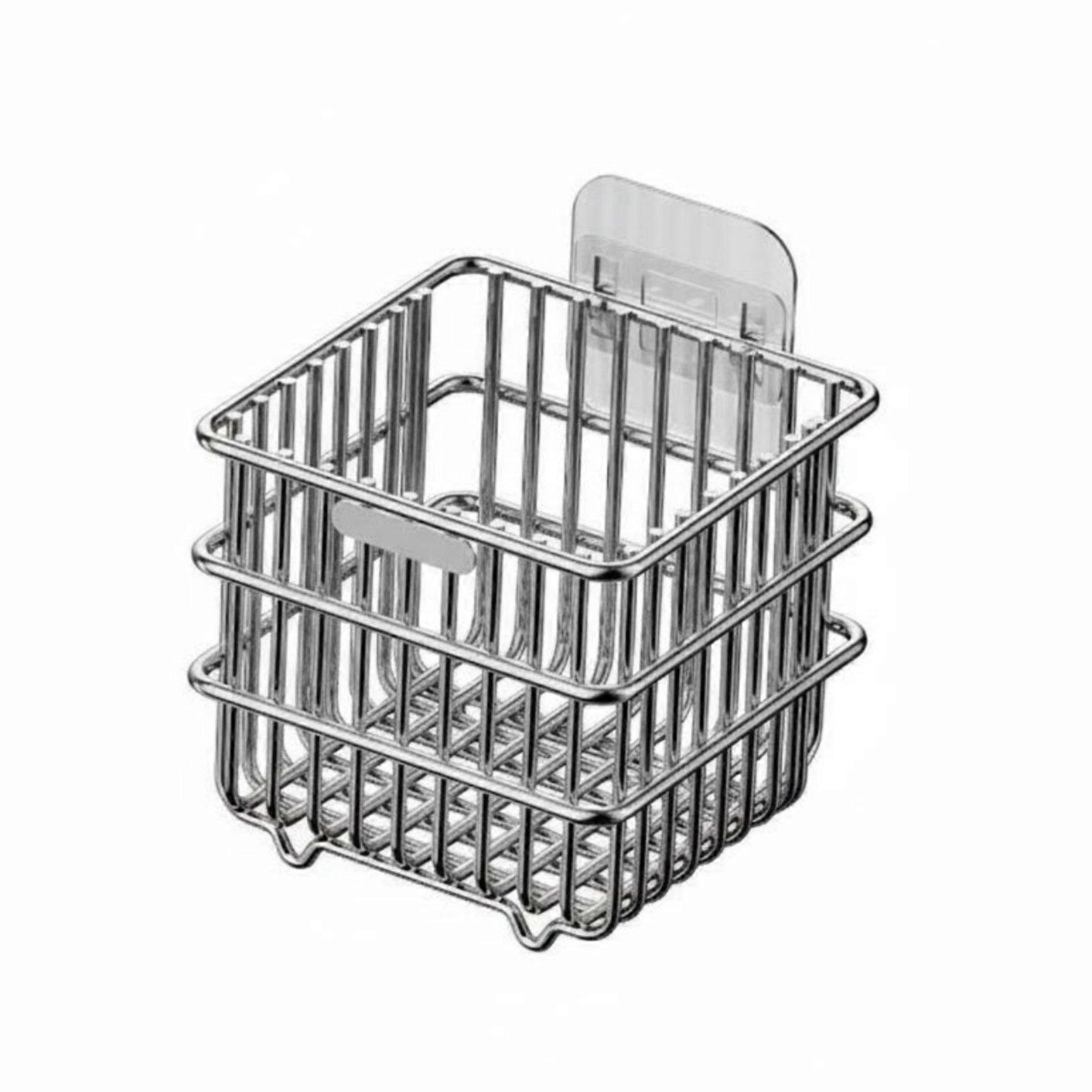 Hanging Vegetable Basket Space-Saving Wall Mounted Wire Basket Rust Resistant