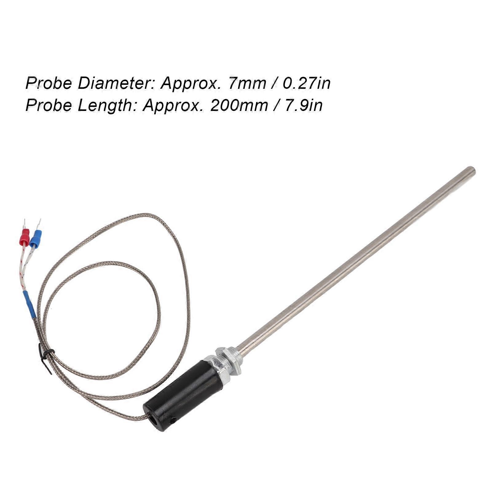   Probe Type Thermocouple K Type Stainless Steel Temperature Sensor Temperature Probe