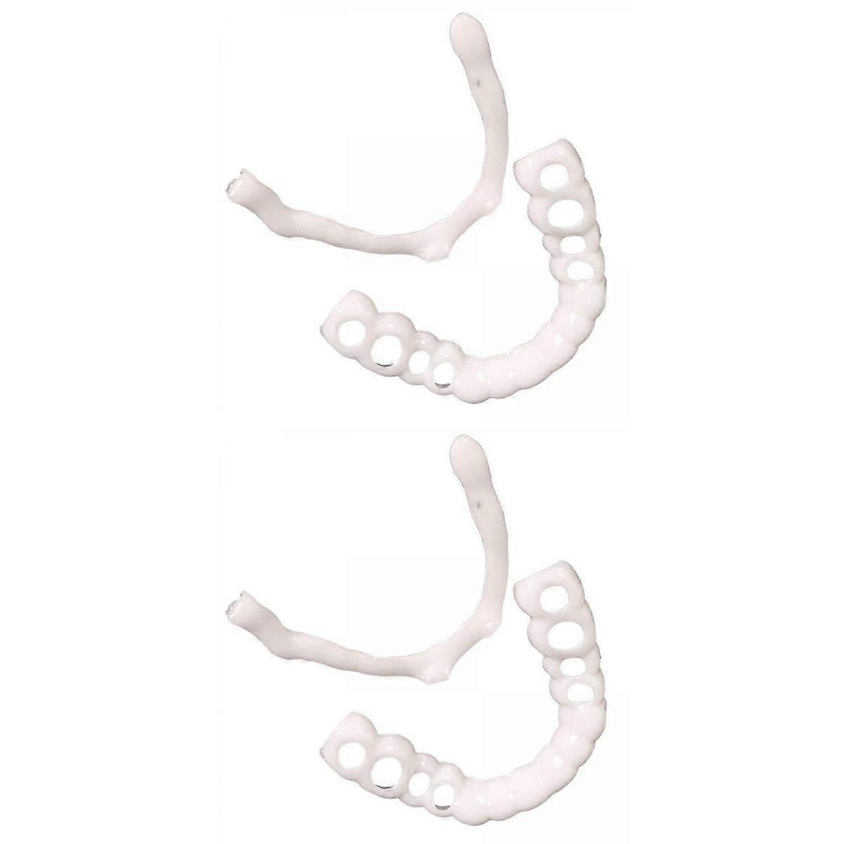 Soft Silicone Denture Teeth Veneers Temporary Teeth-bj