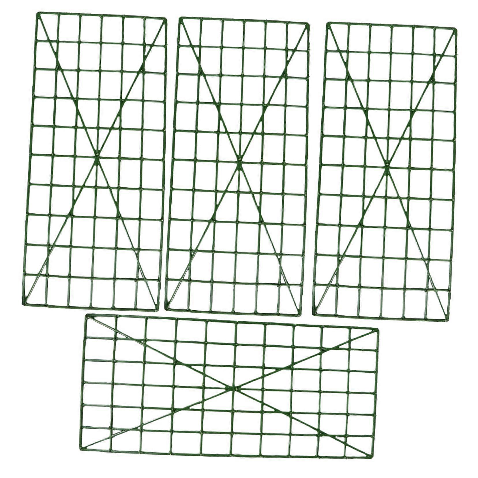 4pcs Flower Wall Panels Easy Assembly Reusable PP Frames for Wedding and Event Backdrop Decor