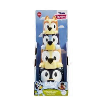 Toomies Bluey Family Pourers Stapelbara Badkoppar, 4 Styck