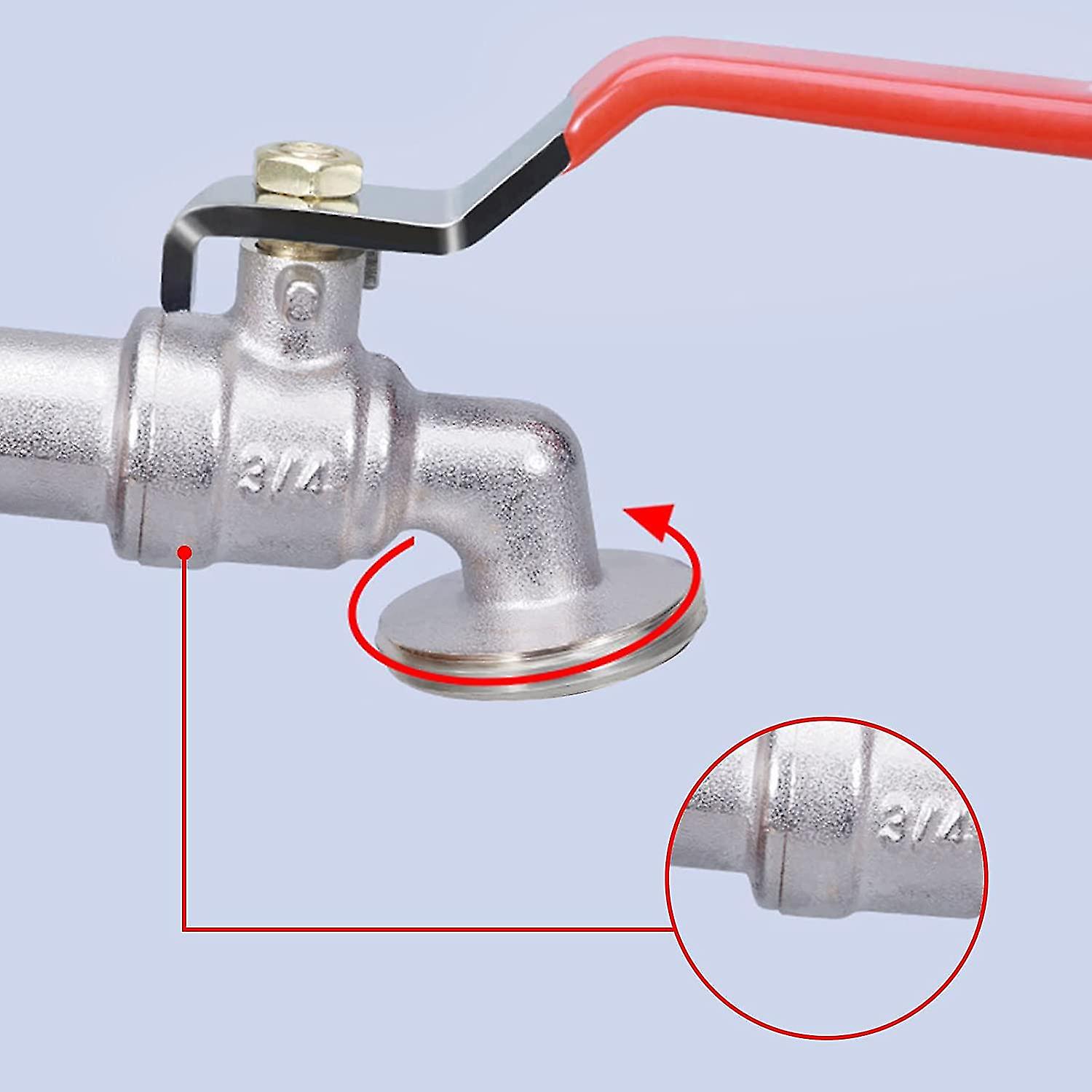 1pcs 3/4" Plastic Tank Tap Adapter 1000l With Hose Tap Adapter, Ibc Tap