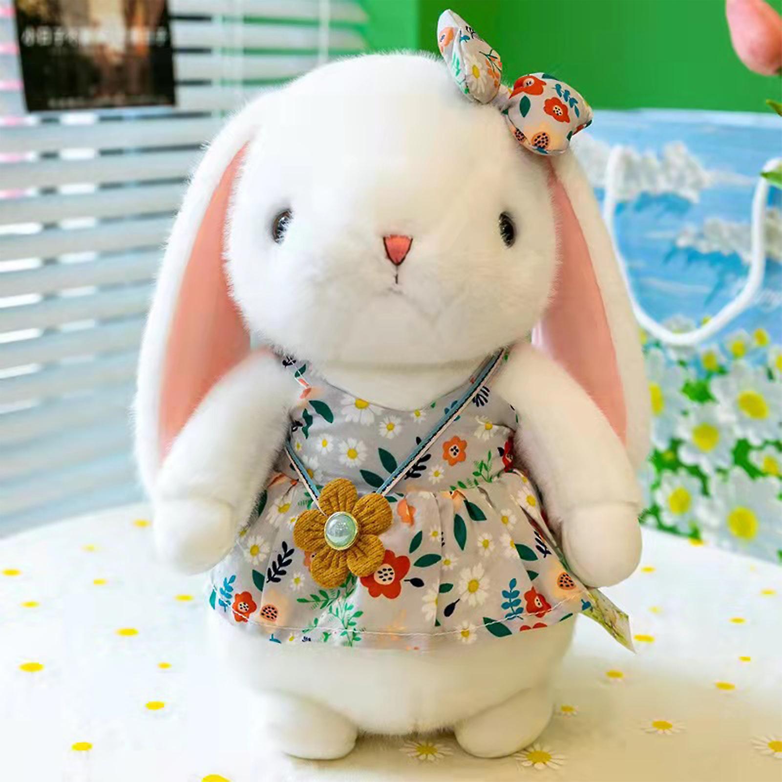 30cm Rabbit Plush Toy Dolls Anti-wrinkle Plush Material Gift For Girl Women Lover Girlfriend